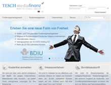 Tablet Screenshot of mediafinanz.de